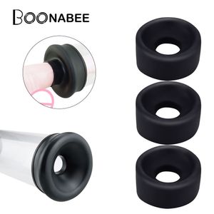 Sex pump toys Male penis rings sex silicone rubber extension sets accessories adult masturbation 1008