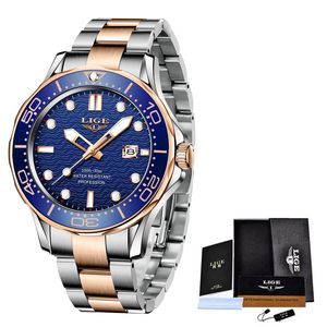 Mens Sport Wristwatch Stainless Steel Watches Waterproof Dwaterproof Male Quartz Wristwatches