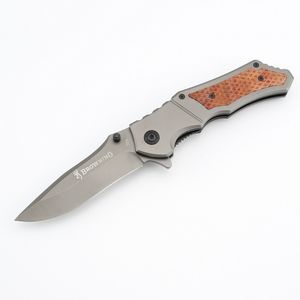 Browning-369 Bearing Quick Opening Pocket Kniv Folding Knives Multitools Utomhus Camping Jakt Överlevnadsverktyg