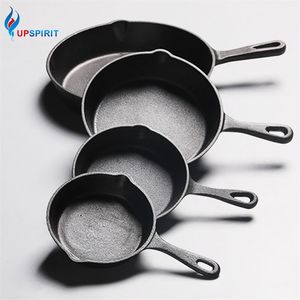 UPSPIRIT Padella antiaderente in ghisa da 14-20 cm per fornello a induzione a gas Pentola per pancake all'uovo Utensili da cucina Utensili da cucina Pentole 210319