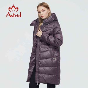 Astrid Winter Women's Coat Kvinnor Lång Varm Parka Fashion Jacket Hooded Bio-down Kvinnlig Kläder Varumärkesdesign 9215 211130