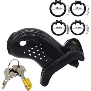 Bird cock Cage Chastity Device plastic with 4 rings slave BDSM bondage penis lock restraint male sex toy for men S0825