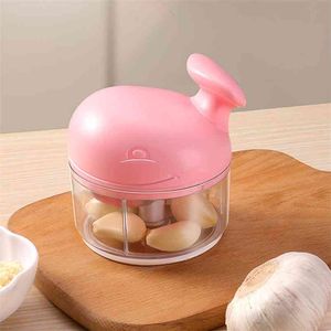 Manual Fruit and Vegetable Chopper Hand Twisted Food Onion Nut Kitchen Gadgets 210423