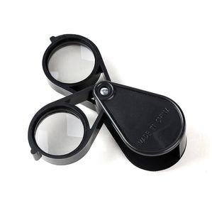 20X Microscope Folding Jewlery Loupe Portable Magnifying Glass Pocket Size Lovely Magnifier Glasses Magnification Metal
