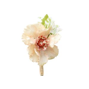 e doo lt and promのバンケットの装飾の装飾的な花の花輪のためのe dooの造られた花のブートニア