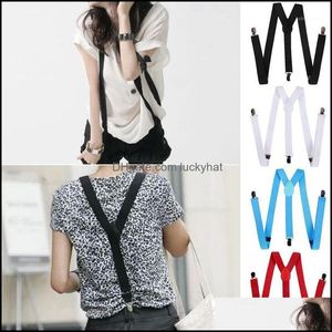 Belts & Aessories Aessories 17 Colors Fashion Women Lovely Elastic Adjustable Strap Clip Suspenders Clothing Aessories1 Drop Delivery 2021 4