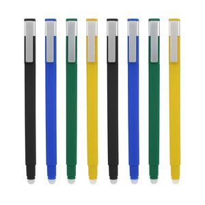 Elegante penna quadrata gommata con clip in metallo Incredibile penna gel cancellabile senza traccia Magic Easy Erase per studenti