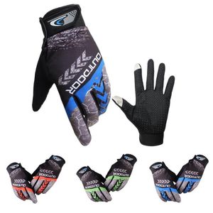 Guanti da ciclismo MTB Bike Full Finger Warm Protezione solare antiscivolo Guanto da bicicletta antiscivolo Moto da esterno antiurto