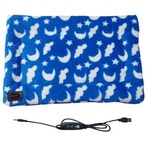 Cat Beds & Furniture Dog Heating Pad Electric Pet Pads 3 Levels Temperature Warming Mat USB Pets For Puppy