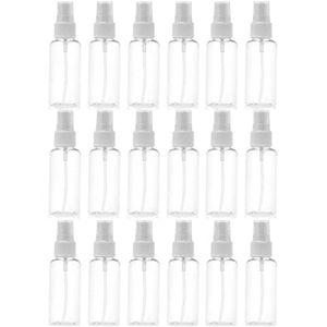 30ml 1oz Sprayflaskor Plast Clear Portable Travel Bottle Tom Refillerbar återanvändbar fin dimma-spraybehållare