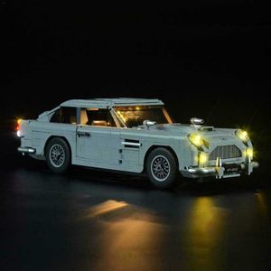 Kit de luz LED para 10262 Aston Martin DB5 James Bond Iluminação Bricks Toys Q0624