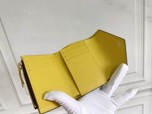 Lyxdesigners Vikbar plånbok Söt kort myntväska Ficka Retro Multifunktion Kvinnor Kreditkortshållare handväska Dragkedja