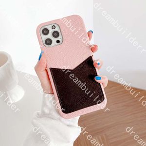 Top Designe Fashion Phone Case для iPhone 14 Pro Max 13promax 12 12pro 12PROMAX 11 XS XS XSMAX XR Кожаный держатель карты Samsung S20P S20U Примечание 10 10P 20U Cover