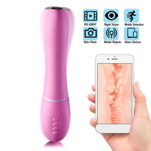 Kanin Vibrator Sexiga Leksaker För Kvinnor Med Kamera App Fjärrkontroll Magic Wand Clitoral Vaginal Speculum Products Shop Dildos