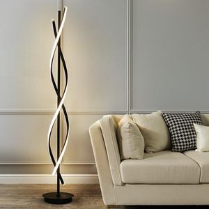 Floor Lamps Nordic Simplicity Lamp Creative Spiral Lights For Bedroom Bedside Living Room Home Deco Corner Stand Led