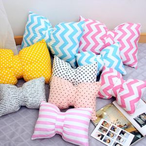 Cushion/Decorative Pillow Nordic Style Cute Series Pink Bowknot Throw Back Cushion Sofa Decorative Girlfriend Gift Birthday House #/