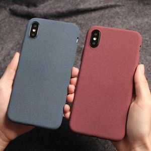 Ultra Thin Soft Silicone Matte Fodral för Samsung Galaxy A71 A51 A10 A20 A30 S A40 A50 A70 A31 A Not 20 10 Anti Fingeravtryckskåpa