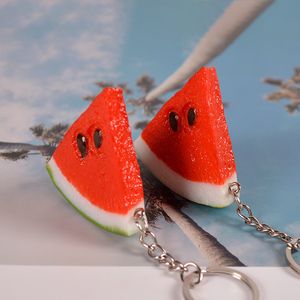 30pcs Watermelon Keychain DIY Phone Strap Korean Countryside Fruit Phone Charm Strap Mobile Bag Pendant Christmas Gift