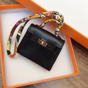 Mini Totes Handtasche für Mädchen Kinder Geldbörse Designer Taschen Kleiderbügel Luxus Schlüsselanhänger Etui Handtaschen Haken Airpods Hüllen Kopfhörer Zubehör Clutch Bag Damen Umhängetasche HBP