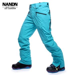 Pantaloni da sci 2021 NANDN Pantaloni da snowboard da uomo di alta qualità Pantaloni da uomo invernali traspiranti impermeabili antivento MP1531