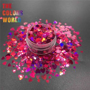 TCT-391 Heart Shape Valentine's Day Glitter Nail Art Decoration Makeup Tattoo Tumblers Craft DIY Accessoires Festival Party