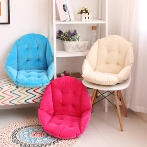 Cushion/Decorative Pillow Plush Solid Student Thickened Warmth Seat Back Cushion Office Home Computer Chair Car Waist Support Friends Tv Sho