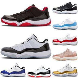 2022 low basketball shoes men 11s Navy Snakeskin gum Closing Ceremony white bred Rose Gold Varsity Red Infrared Concord outdoor sports trainers