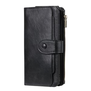 Luxury Leather Flip Case For iPhone 12 Mini 11 Pro XS Max XR X 7 8 6 6s Plus SE Detach Wallet Coque Card Holder Phone Cover