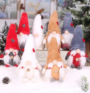 Party Supplies Christmas Plush Forest Elderly Faceless Doll Braid Beard Dolls Decoration