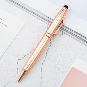 Ballpoint Pens Fashion Design Full Metal Roose Color Writing Pen Office Executive Brand Signature Buy 2 Send Gift