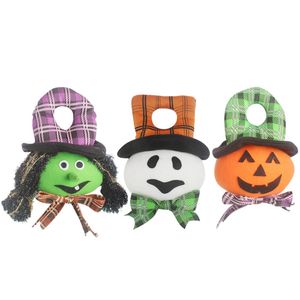Halloween Toys Door Hanging Pumpkin Witchghost Props Ornament Hotel Holiday Party Decoration