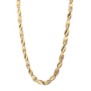 Chains Length CM MM Gold Color Necklaces For Women Men African Ethiopian Arab Ornaments Jewels Gifts