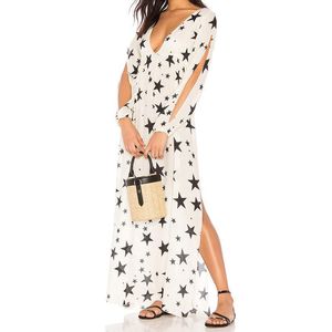 Beachwear Pareo Beach Dress Star Print Cotton Tunics For Women Swimsuit Cover Up badkläder Sarongs