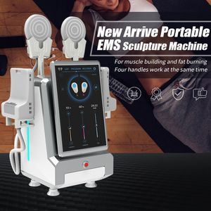 Salon emslim rf 4 handles EMS beauty body sculpture slimming machine