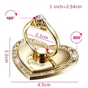 Handy Finger Ring Halter Griff 360 Grad drehbare Liebe Niedliche Smartphone Mountlove CuteHolder Sockel Metallstand