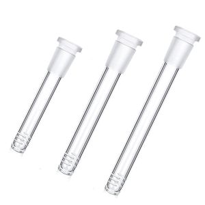 Glass Bong Downstem Diffuser 18mm to 14mm Male High Quality Pipes Down Stem Clear Adapter Tube For Smoking Water Pipe Bongs Bowl