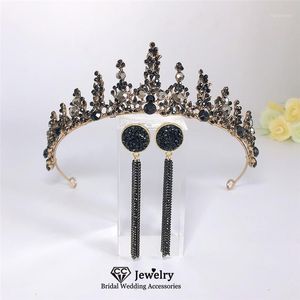 Hair Clips & Barrettes Vintage Crowns Wedding Accessories For Women Engagement Jewelry Bridal Tiaras Prom Hairwear Party Coronet Headpiec