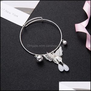 Bangle Jewelrybangle Kobiety Bransoletka Niebiańscy urzędnicy Błogosławieństwo bransoletki Kobieta Butterfly Bransles Damowe biżuteria ręka