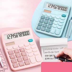 12 digit solar 837 calculators, dual power supply student calculator Office & School Supplies 2 colors