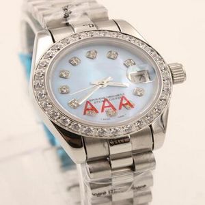 Модные роскошные мужские часы AAA Big Diamond White Gold Face