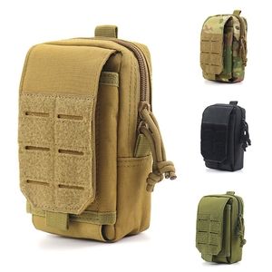 Taktische Molle Tasche Nylon Armee Militär EDC Kompakte Taille Gürteltasche Packs Herren Outdoor Sport Jagd Wandern Camping Telefon 220216