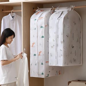 Clothing & Wardrobe Storage PEVA Clothes Hanging Dust Cover Dress Suit Coat Bag Case Organizer