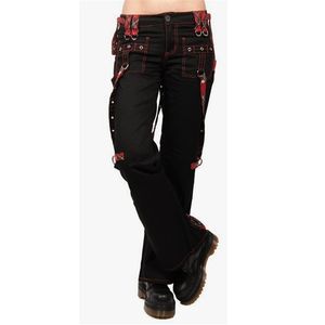 Damskie spodnie Cargo High Waist Black Streetwear Vintage Punk Goth Spodnie Kobiety Letnie Spodnie Casual Długie Spodnie Joggers D30 211101