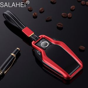 Aluminium Alloy Car Key Case Cover för 5 Serie 7 G11 G12 G30 G31 G32 I8 I12 I15 G01 X3 G02 X4 G05 X5 G07 X7 Auto Tillbehör