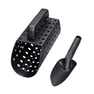 Set di utensili manuali professionali Metal Detector Sand Scoop Pala Set Accessori per filtri per scavi in spiaggia in acciaio inossidabile Underground Treasure Detec