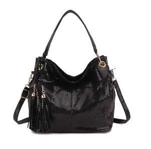 Novas Mulheres Sacos de Ombro Big Messenger Tassel Cross Body Bolsas de lona Bolsa de mulher