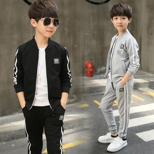 Clothing Sets Boys Clothes Set Kids Spring Autumn Jogging Tracksuits Jackets+Pants Sports Suit Children 5 6 7 8 10 12 Years