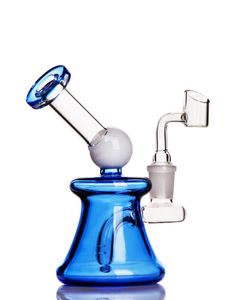 Base per becher Dab Rig Narghilè in vetro Bong ad acqua Pipa da fumo Accessori per fumatori Bubbler con banger da 14 mm