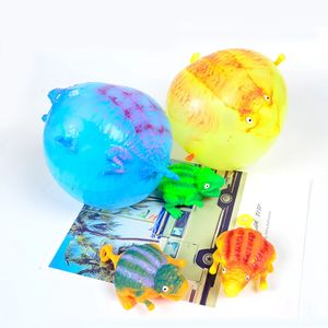 1 stück simulation dinosaurier spielzeug anti stress aufblasbare tier neuheit squeeze spielzeug weiche kugel ballon nette lustige kinder geschenke w5