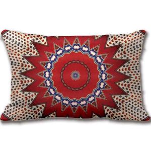 Tribal Southwest Santa Fe Padrão Red Pillow Pillow Decorativo Caso de almofada Caixa Personalize presente por Lvsure para sofá de carro/decorativo